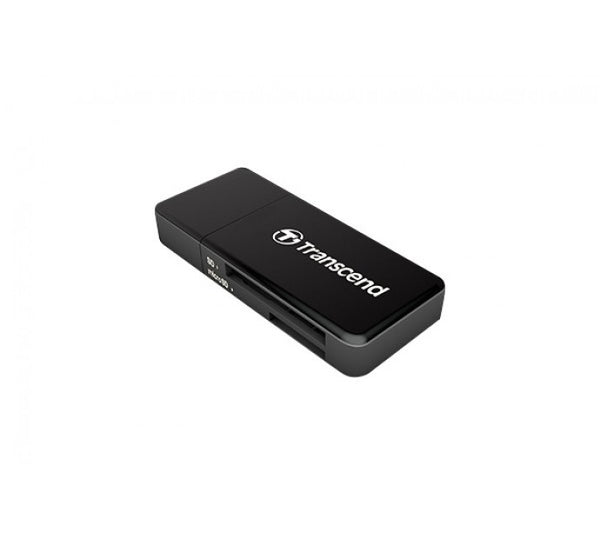 Lecteur de cartes USB Transcend - Lecteur de carte (SD, microSD, SDHC, microSDHC, SDXC, microSDXC, SDHC UHS-I, SDXC UHS-I) - USB 3.03.0 (8 en 1) Noir  TS-RDF5K