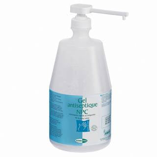 GEL ANTISEPTIQUE NPC POMPE VISSEE /BIDON DE 1L